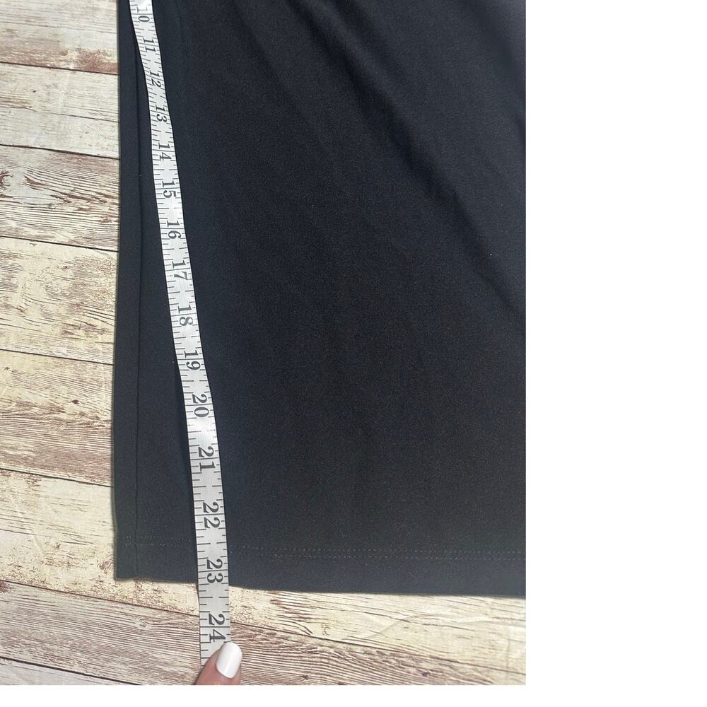 Spanx Wide Leg Cropped Pull On Pants Women's Plus Size 1X Black Flowy Stretch - Picture 5 of 6